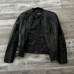 Express Leather Biker Jacket